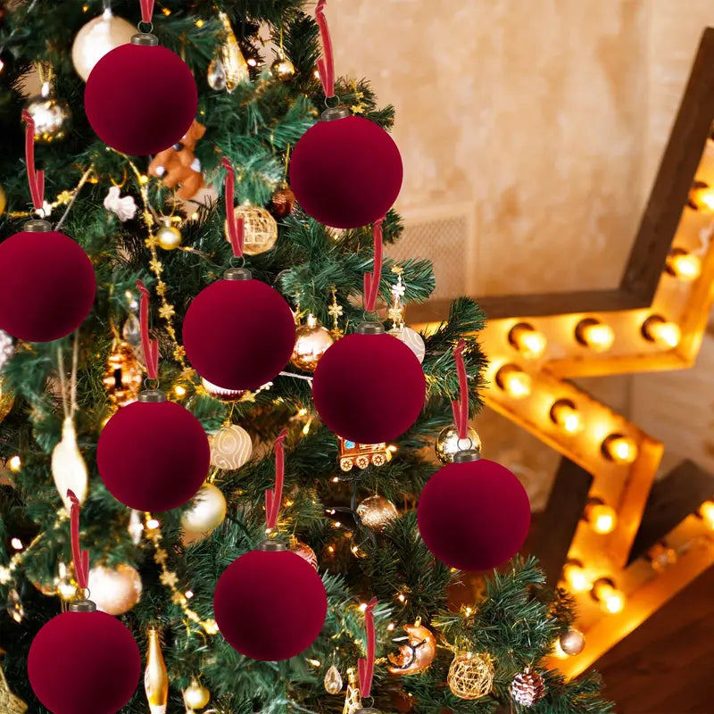 🎄 Velvet Christmas Balls