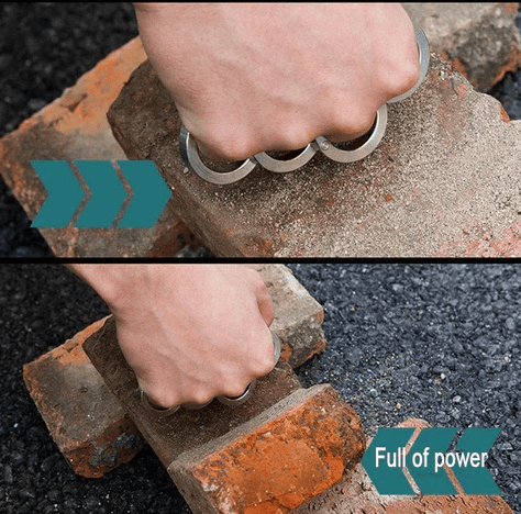 Stainless Steel Folding Finger Ring