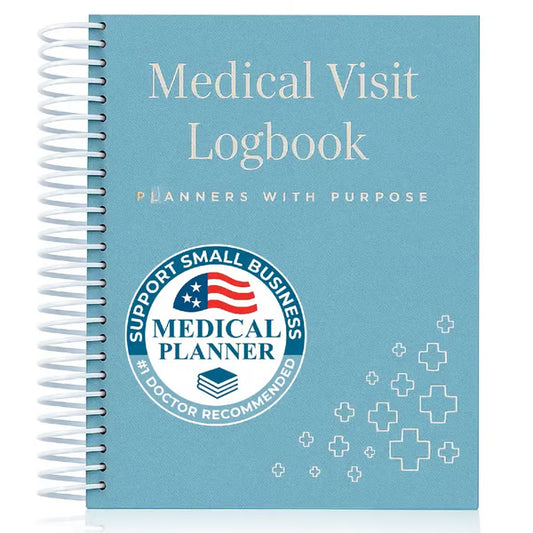 📚Medical Visit Logbook: Your Essential Medical Planner (Hardcover)