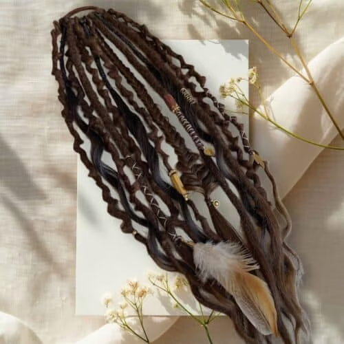 🔥Last Day 50% OFF - 👩🏼‍🦱Elastic Dread Ponytail Salty Soul