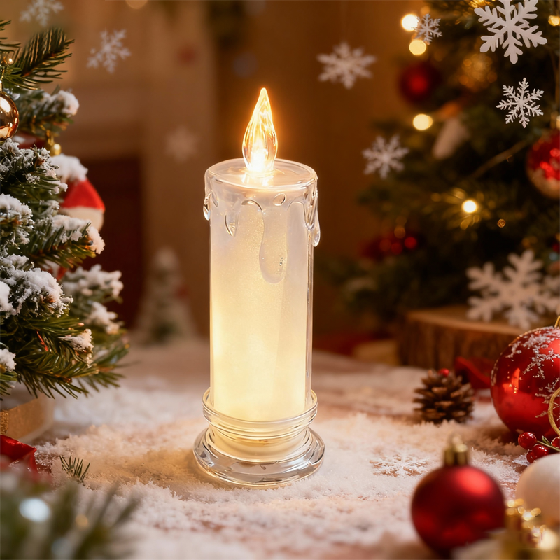 ✨ Crystal Rose Candle Light – Romantic Glow Without the Mess