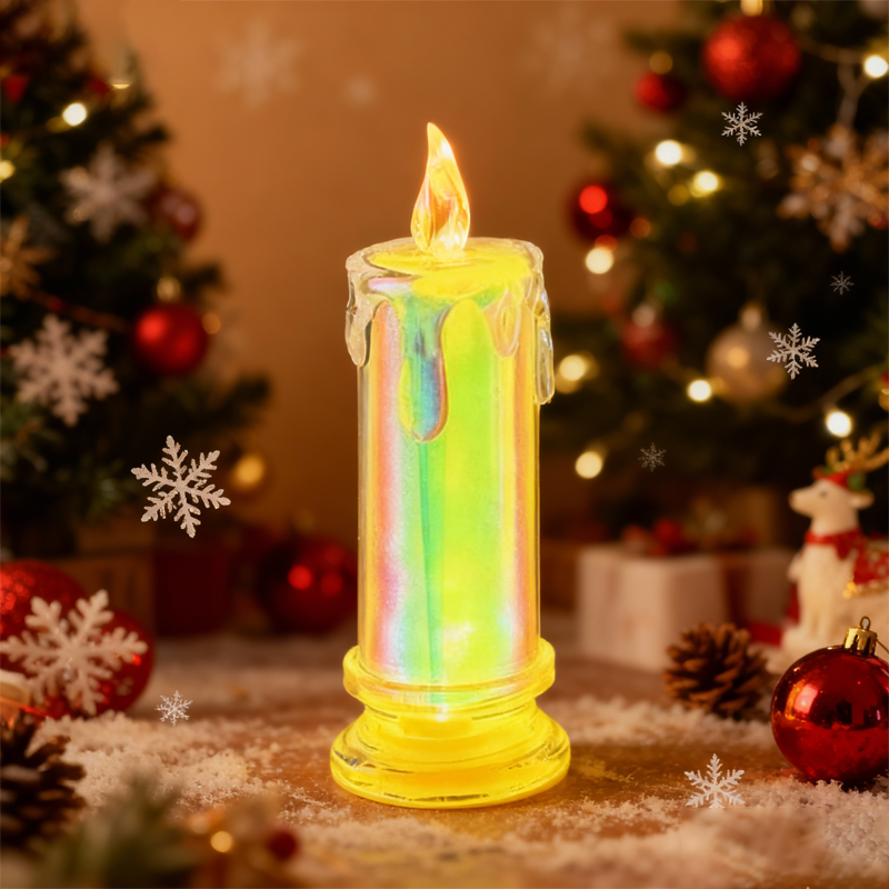 ✨ Crystal Rose Candle Light – Romantic Glow Without the Mess