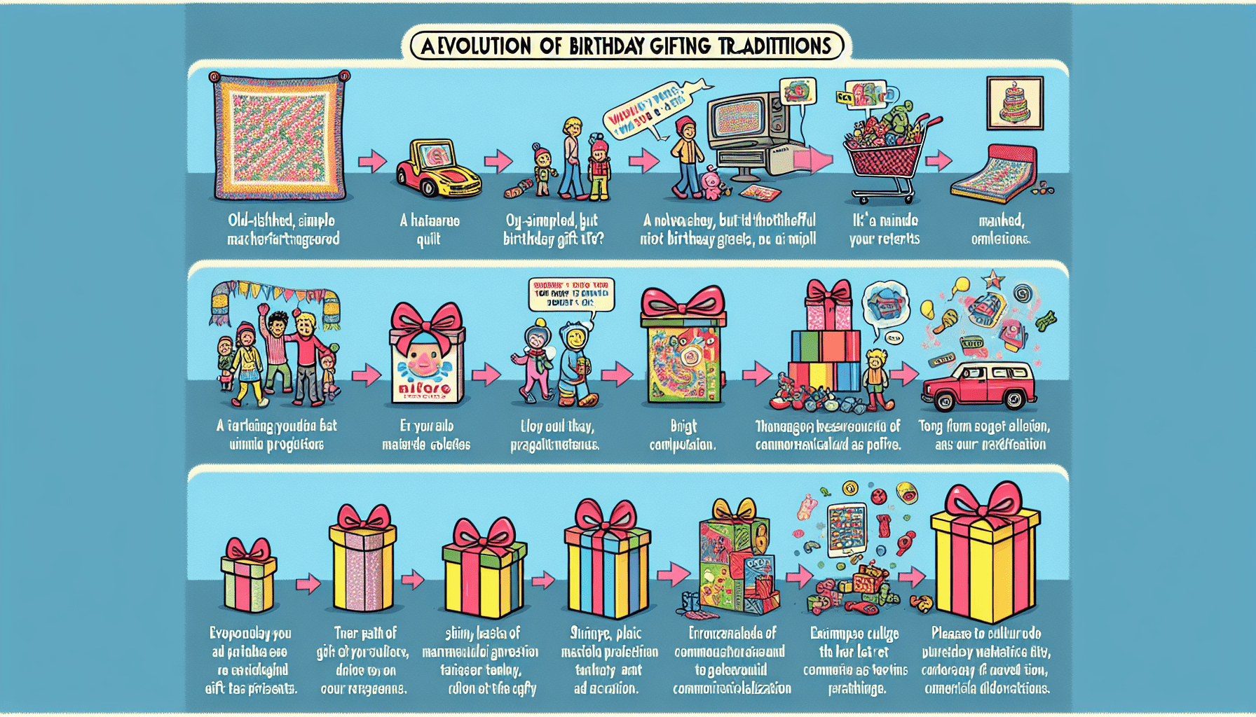 the evolution of birthday gifting traditions